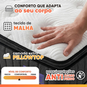 Ver imagem 5 de Cama Box Baú King Colchão Ortopédico Titã Molas Ensacadas Pillow Top Hip Sleep
