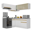 Ver imagem 6 de Cozinha Completa De Canto Mp2094 Com Armário E Balcão Branca