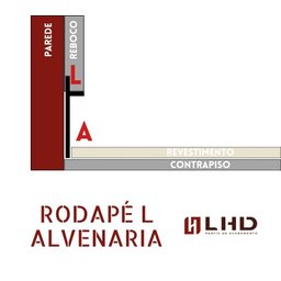 Perfil Rodapé Invertido, Mod "l", Alumínio Epóxi Branco Fosco , 13 X 40 X 3000 Mm - 5