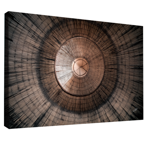 Quadro Decorativo Abstrato Radial