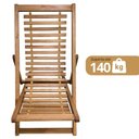 Ver imagem 6 de Espreguiçadeira de Madeira e Fios de Aço Maju