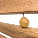 Ver mais imagens de Espreguiçadeira de Madeira e Fios de Aço Maju