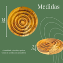 Ver imagem 7 de Descanso de Panela Protetor de Mesa em Madeira Kit com 4