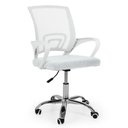 Ver imagem 1 de Cadeira Secretária Office em Tela Mesh Base Giratória - Cor Branco