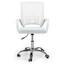 Ver imagem 3 de Cadeira Secretária Office em Tela Mesh Base Giratória - Cor Branco