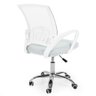Cadeira Secretária Office em Tela Mesh Base Giratória - Cor Branco - 5