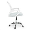 Ver imagem 4 de Cadeira Secretária Office em Tela Mesh Base Giratória - Cor Branco