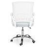 Cadeira Secretária Office em Tela Mesh Base Giratória - Cor Branco - 6