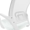 Ver imagem 7 de Cadeira Secretária Office em Tela Mesh Base Giratória - Cor Branco
