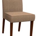 Ver imagem 2 de Conjunto Com 2 Cadeiras Estofadas Lectus Cor Imbuia Veludo Marrom Rose New Ceval 13040-315 - AMENDOA