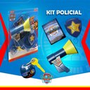 Ver imagem 2 de Brinquedo Kit Patrulha Canina Policial com Distintivo, Chave e Alto Falante Toyng