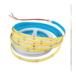Fita Led Cob Super 5 Metros 12v 320leds por Metro Ip20 Alto Brilho com Fonte - 1