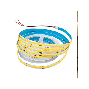Fita Led Cob Super 5 Metros 12v 320leds por Metro Ip20 Alto Brilho com Fonte