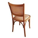 Ver imagem 5 de Cadeira Madeira Encosto Palhinha Bistrô Gourmet Ratan Luxo