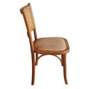 Ver imagem 4 de Cadeira Madeira Encosto Palhinha Bistrô Gourmet Ratan Luxo