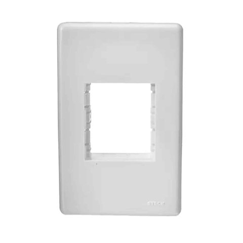 Placa 4x2 3 Mód Centrais com Suporte 3 Mód Stella - Steck