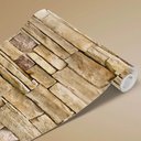 Ver imagem 3 de Papel de Parede Pedra Babilônia Arte Destaque 1,50 Metros