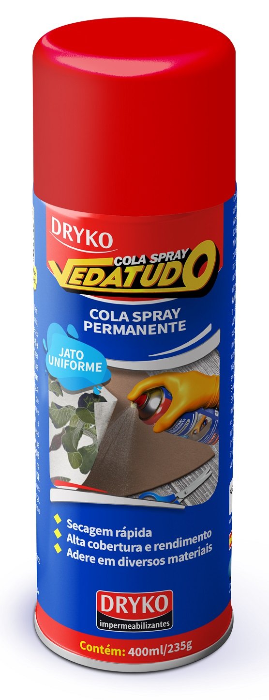 Cola Spray Permanente 400ml Vedatudo Dryko