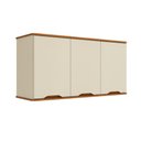 Ver imagem 1 de Armário Aéreo 3 Portas 120cm Kappesberg Crescer Argila/jequitiba