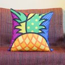 Ver imagem 5 de Kit com 3 Capas para Almofadas Decorativas Frutas Coloridas