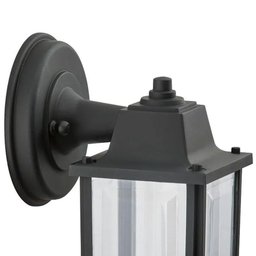 Jogo 6 Arandelas Clássicas Vintage Retro Grega Preta Luminária E27 Bivolt Jardim Muro Dital - 4