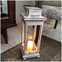 Ver imagem 3 de Lanterna Marroquina em Madeira Rustica Pintura Patina