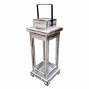 Ver imagem 2 de Lanterna Marroquina em Madeira Rustica Pintura Patina