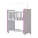Ver imagem 2 de Mini Berço Infantil Multifuncional Nicho Organizador Aconchego Branco