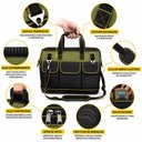 Ver imagem 5 de Bolsa para Ferramentas Grande com Fundo Emborrachado e 16 Bolsos Impermeável