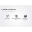 Ver imagem 3 de Colchão Queen Espuma Compact Ag 65 / D28 / Besmont Double Face (158x198x25) - Herval