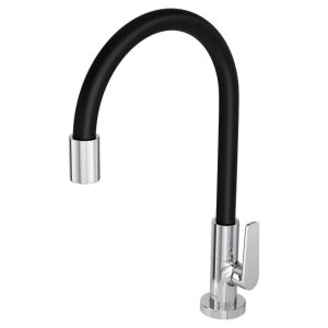 Torneira de Mesa para Cozinha Deca Motion Cromado e Preto - 1167.c23.pt