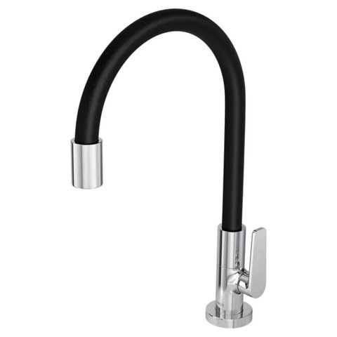Torneira de Mesa para Cozinha Deca Motion Cromado e Preto - 1167.c23.pt