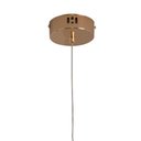 Ver imagem 4 de Lustre Pendente Dourado Led 4w 3000k Mezzo 21cm Moderno Bivolt