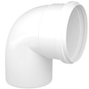 Ver imagem 1 de Joelho De 90° Graus PVC Branca Para Canos De Água De Esgoto De 2” Polegadas DN 50mm Tigre