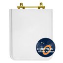 Ver imagem 2 de Assento Sanitario Poliester Antibacteriano Square Branco para Vaso Incepa Cidamar com Ferragem