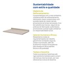 Ver imagem 4 de Tampo para Balcão Planejado 80cm Marselha CabeCasa MadeiraOriginals Cinza/Calcare