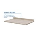 Ver imagem 3 de Tampo para Balcão Planejado 80cm Marselha CabeCasa MadeiraOriginals Cinza/Calcare