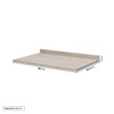 Ver imagem 2 de Tampo para Balcão Planejado 80cm Marselha CabeCasa MadeiraOriginals Cinza/Calcare