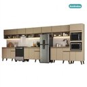 Ver imagem 3 de Armário de Cozinha Completa Atlanta Lume Carraro Amêndoa