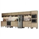 Ver imagem 2 de Armário de Cozinha Completa Atlanta Lume Carraro Amêndoa