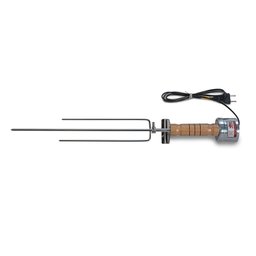 Kit Com 2 Espetos 220V Giratórios Flex Tridente Churrasco - 1
