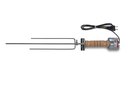 Ver imagem 1 de Kit Com 2 Espetos 220V Giratórios Flex Tridente Churrasco