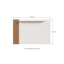 Ver imagem 3 de Painel Ripado para TV até 65 Polegadas 182CMX120CM LED Arkansas Bege Freijó/Off White