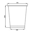 Ver imagem 2 de Cesto P/ Lixo Escritorio 5L Lixeira Telada Preta 21X23CM