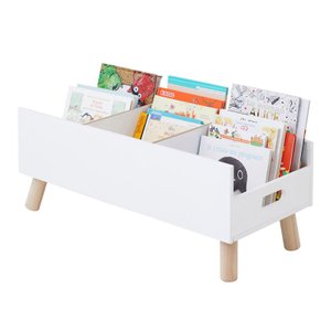 Porta Livros Revisteiro Infantil De Chão c/ pé palito - Montessori - 60cm
