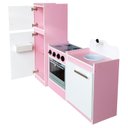 Ver imagem 3 de Mini Cozinha Infantil 1,16 cm Com Geladeira, Fogão e Pia.