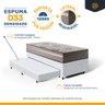 Cama Box com Colchão de Espuma D33 Millenium One Face + Auxiliar de Espuma Unique Solteiro 88cm - 5