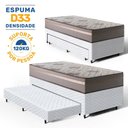 Ver imagem 3 de Cama Box com Colchão de Espuma D33 Millenium One Face + Auxiliar de Espuma Unique Solteiro 88cm