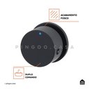 Ver imagem 5 de Torneira Para Banheiro Misturador Duplo Comando de Parede Piau Pingoo.casa - Preto