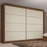 Guarda Roupa Casal 100% Mdf 2 Portas 6 Gavetas - Sevilha- Brauna - 2